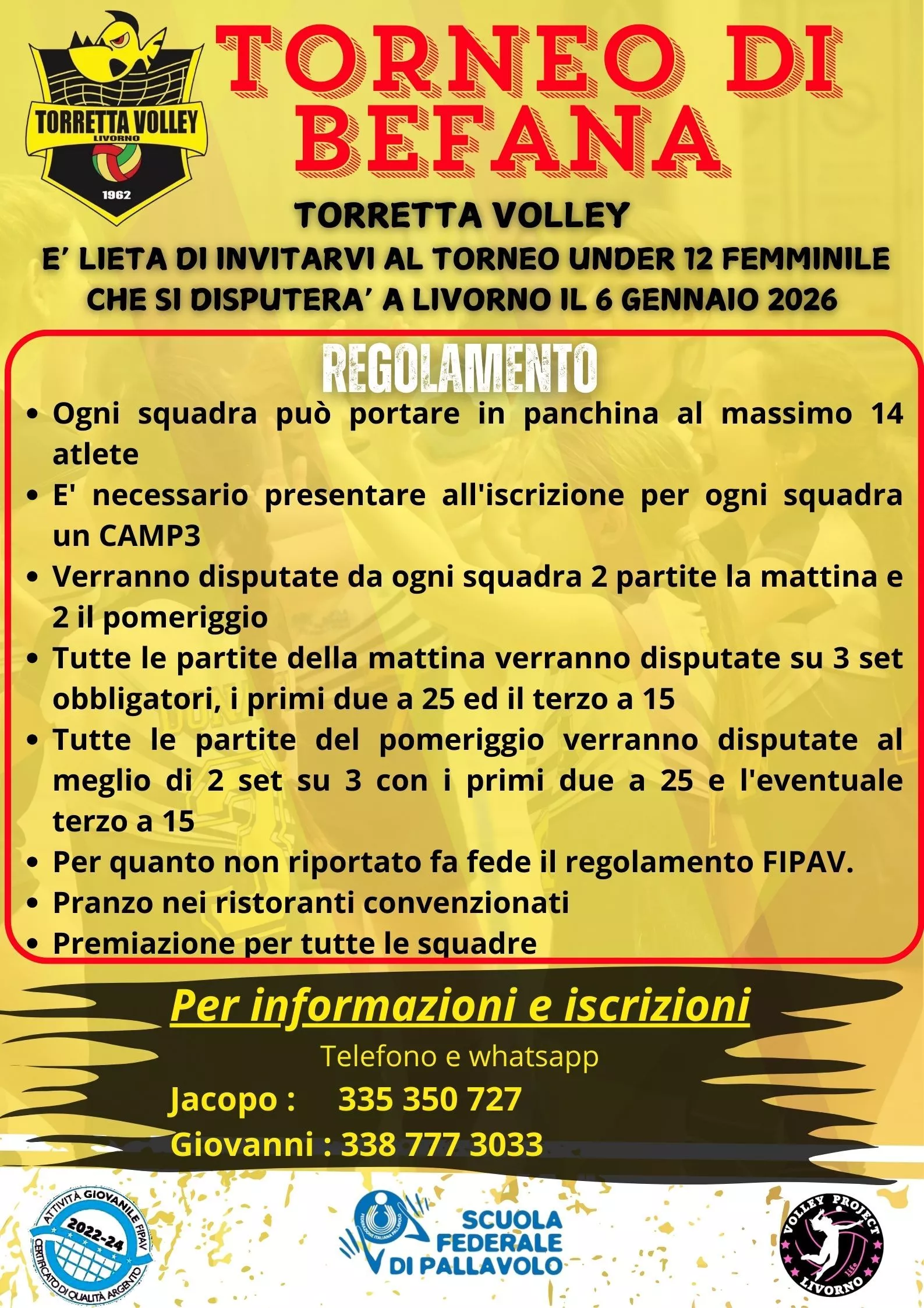 Regolamento del Torneo